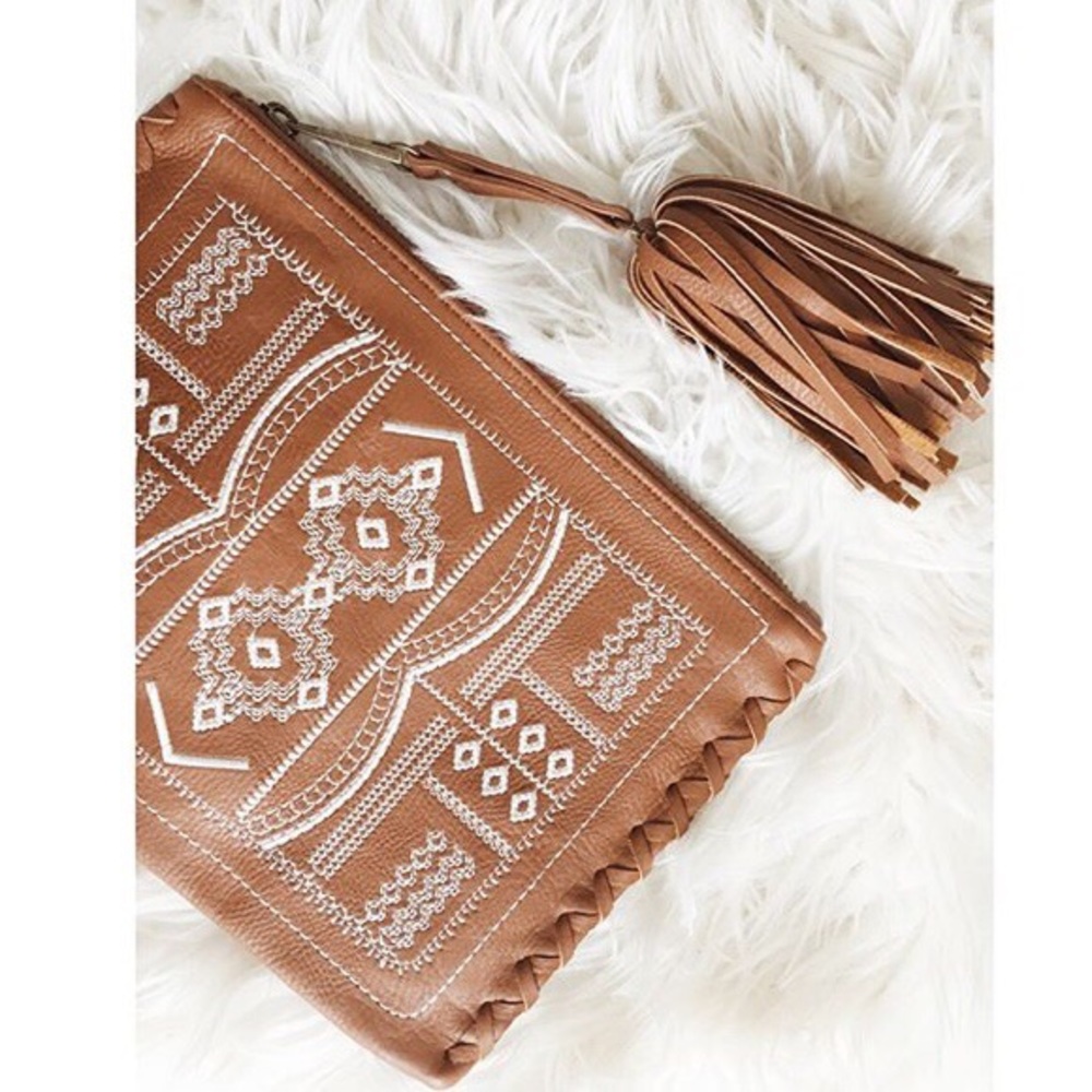 Mossimo Supply Co. Embroidered Clutch